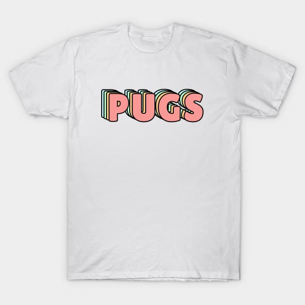 PUGS PASTEL T-Shirt by lukassfr